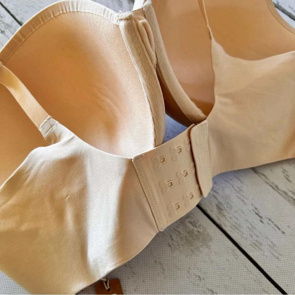 SKIMS 34D Ultimate Push Up Plunge Bra - Sand NWT